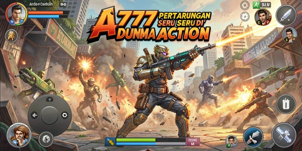 Tampilan menarik dari gameplay A7777 yang seru.