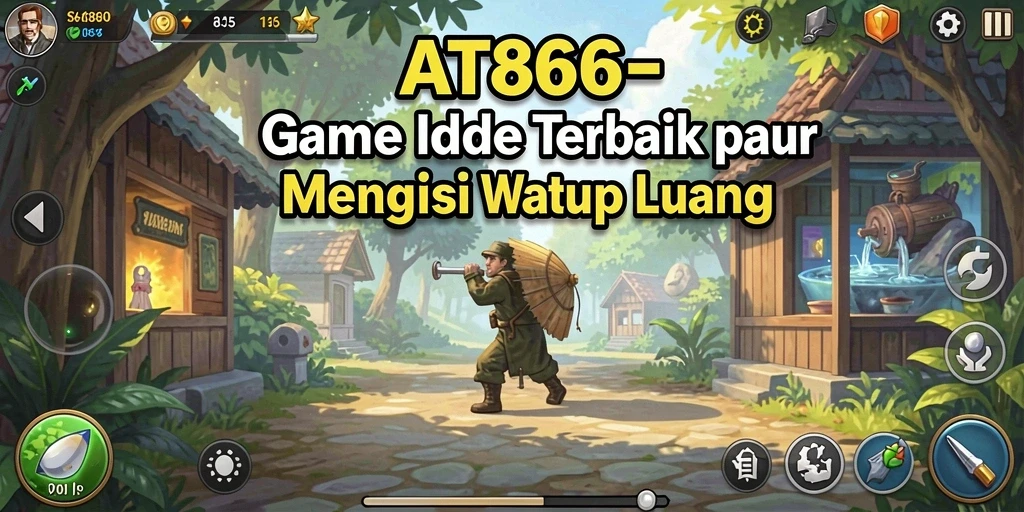 Screenshot gameplay AT866 yang menunjukkan fitur Idle yang menarik.