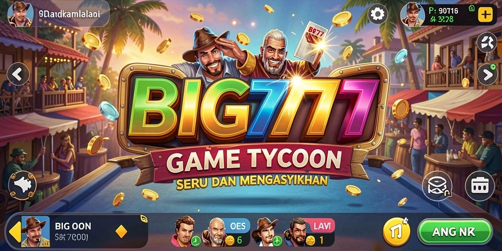 Tampilan gameplay seru dari BIG777 yang memikat pemain Tycoon.