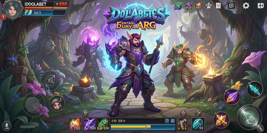 Tampilan gameplay seru dari IDOLABET88 dalam pertarungan ARPG.