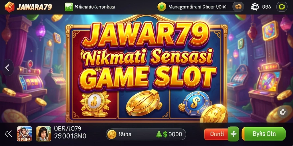 Tampilan grafis yang memukau dari gameplay Slot JAWARA79.