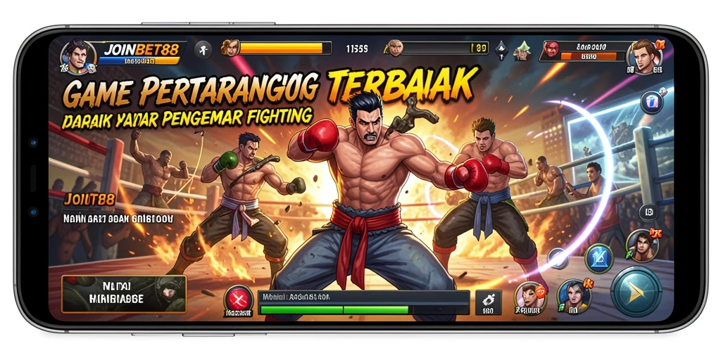 Screenshot gameplay JOINBET88 menampilkan aksi pertarungan yang mendebarkan.