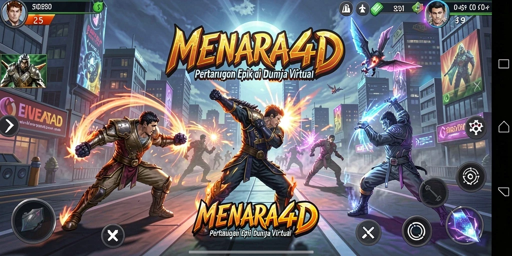 Gameplay MENARA4D yang mendebarkan dan penuh aksi.