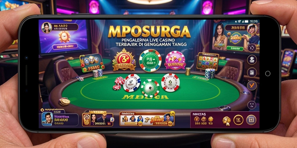 Tampilan gameplay MPOSURGA yang menarik dan interaktif dalam Live Casino.
