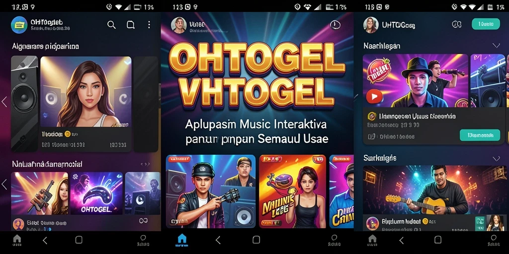 Screenshot OHTOGEL memperlihatkan gameplay musik yang menarik dan interaktif.