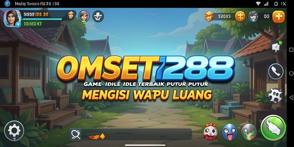 Tampilan gameplay idle yang menarik dari OMSET288.