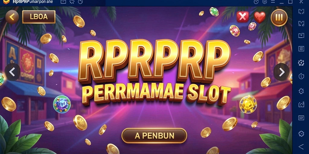 Screenshot utama RPRPRP memperlihatkan gameplay Slot yang mendebarkan.