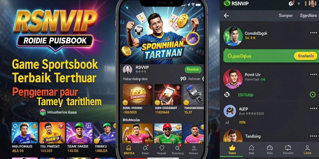 Tampilan menarik dari RSNVIP dengan gameplay Sportsbook yang seru.