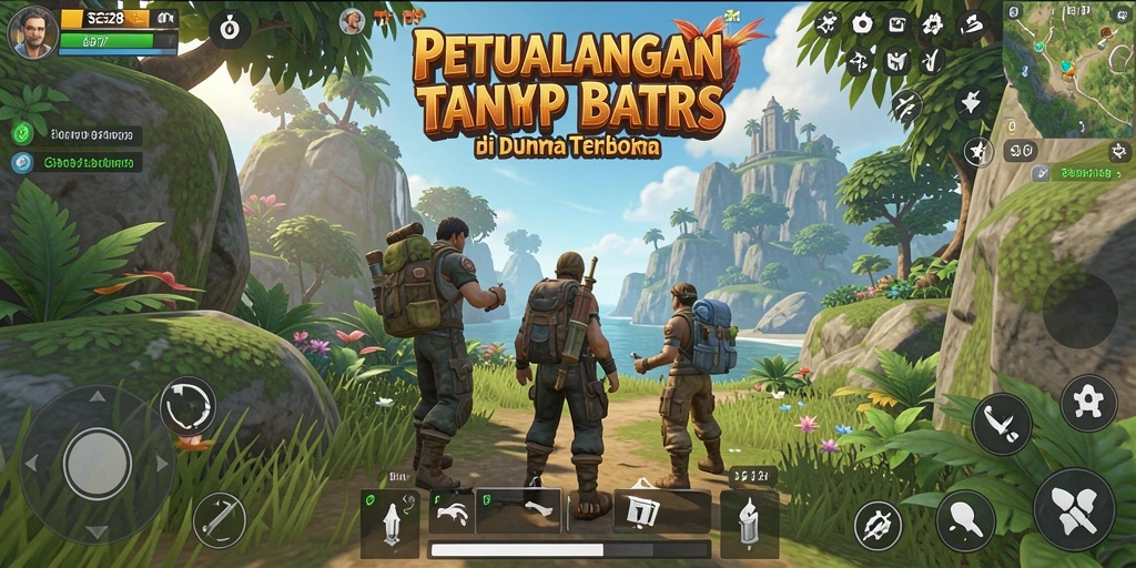 Gameplay SE328 menunjukkan petualangan luas pemain di dunia terbuka.