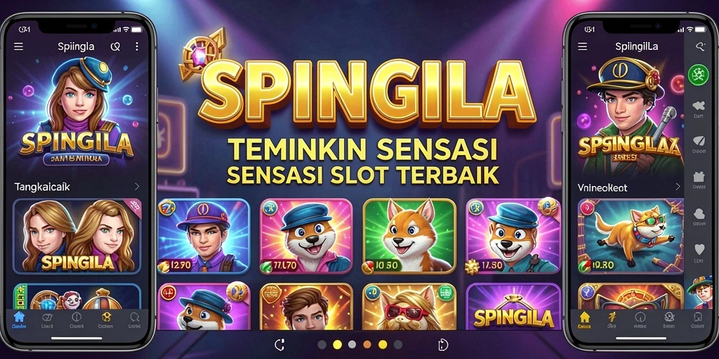 Tangkapan layar gameplay SPINGILA menunjukkan keseruan bermain Slot.