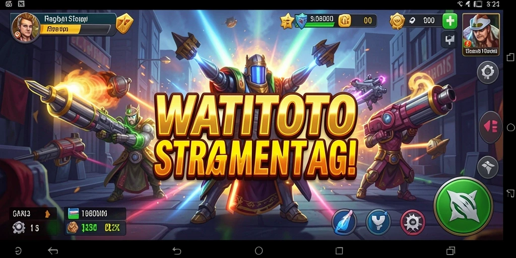 Tampilan gameplay WATITOTO yang penuh strategi dan tantangan.